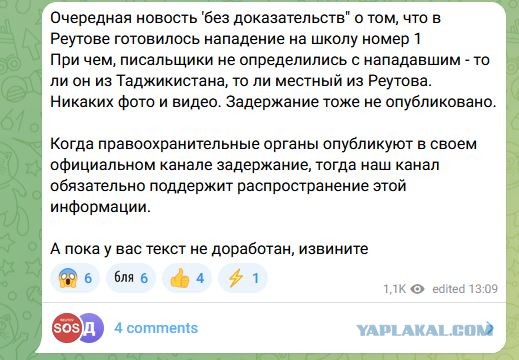 В Реутове предотвратили нападение на школу, которое готовил десятиклассник