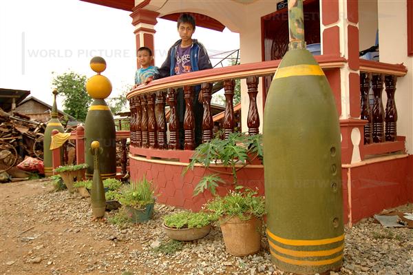 Американские боеприпасы в народном хозяйстве Лаоса