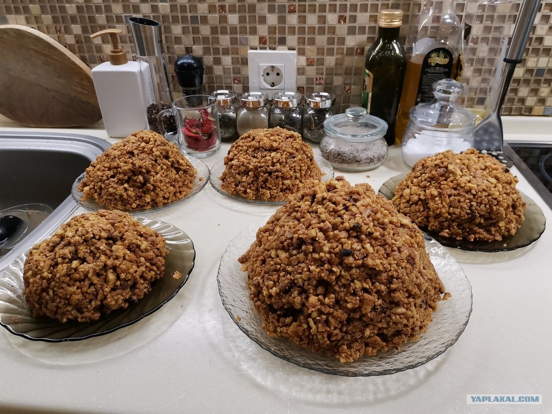Торт Муравейник сердечко