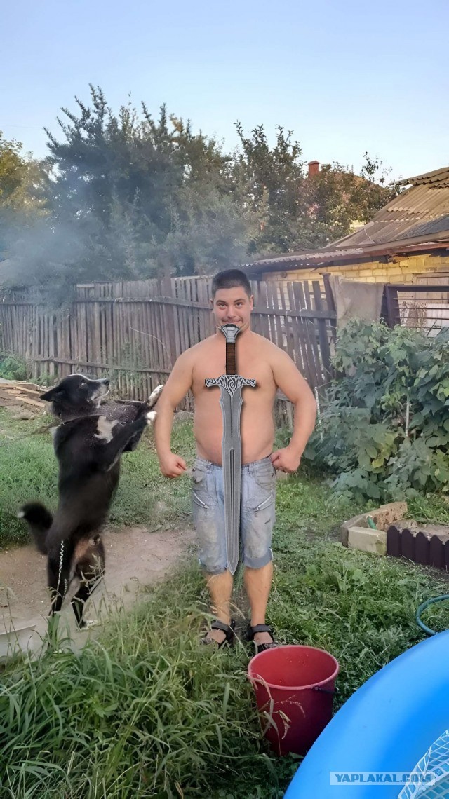 Фотожаба "Грозный пузан"