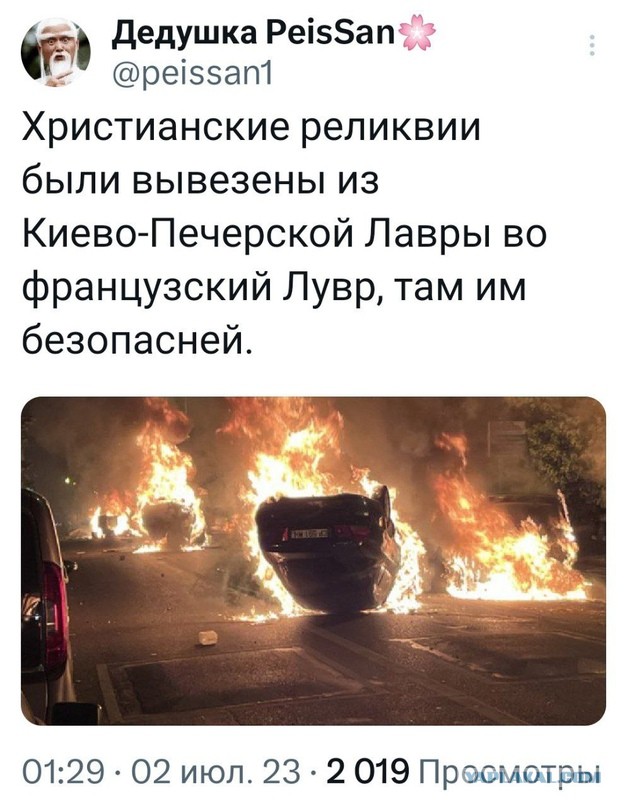 Про погромы во Франции и что ждет нас через 15 лет