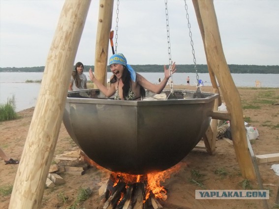 Джакузи на дровах