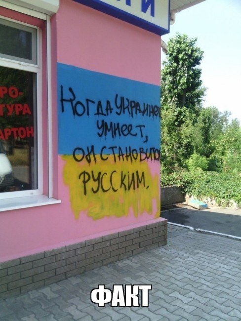Украинцы и укропы с хохлами