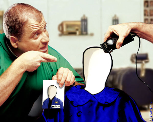 Фотожаба: в парикмахерской