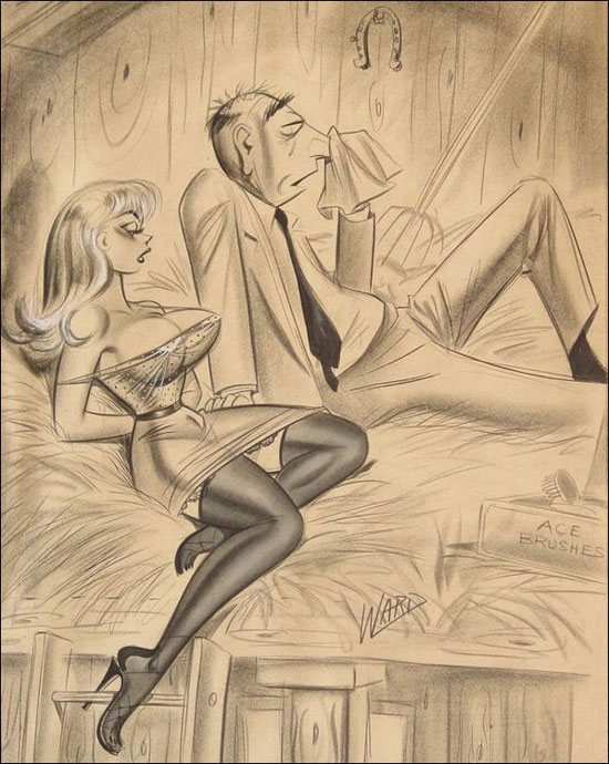 Pin-up 50-х годов от Bill Ward