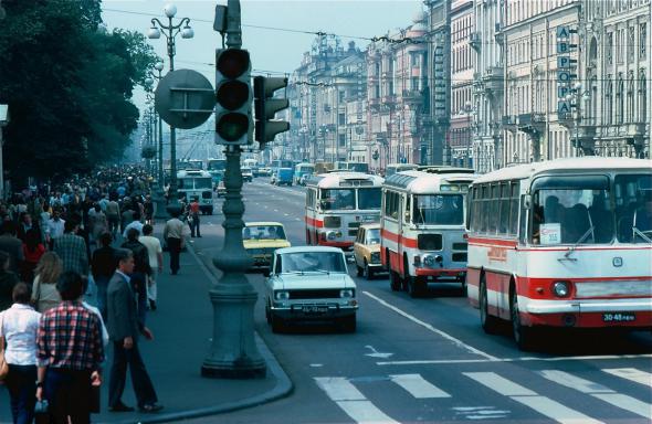 Ленинград и окрестности в 1981 году