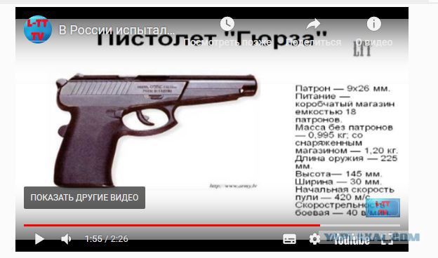В России завершились испытания пистолета "Удав". Он должен прийти на смену легендарному "макарову"