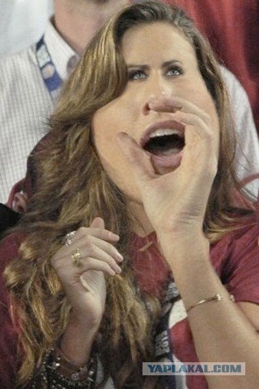 Фотожаба  Болельщица