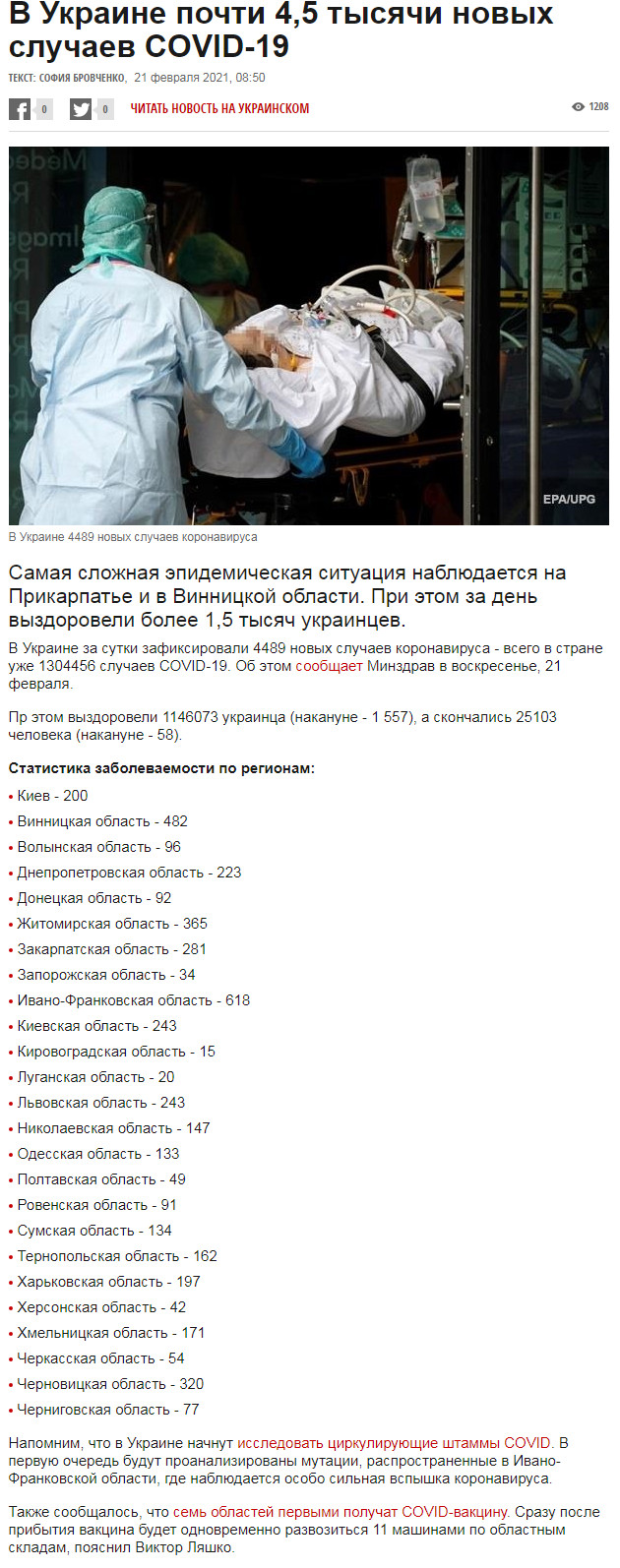 Пандемия. Коронавирус. Россия и мир. Последняя информация. Часть 21