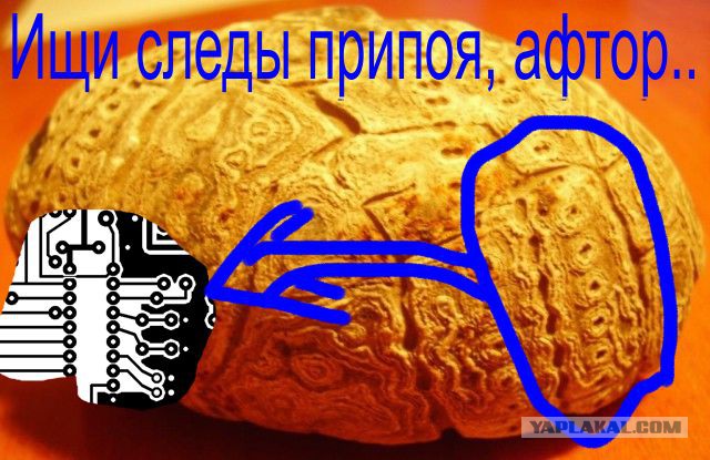 Камушек нашел