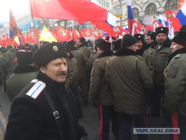 Активисты Антимайдан напали на оппозицию в Москве