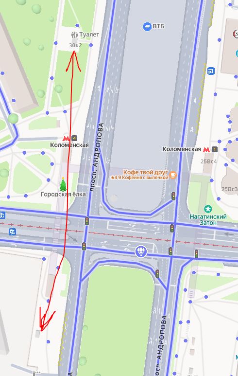 Городской туалет