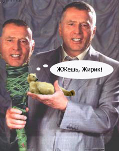 Жириновский и букет