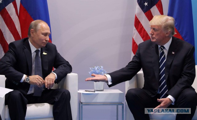 Фото: Первая встреча Путина и Трампа