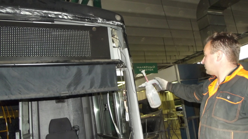 Замена лобового стекла на Маз 206