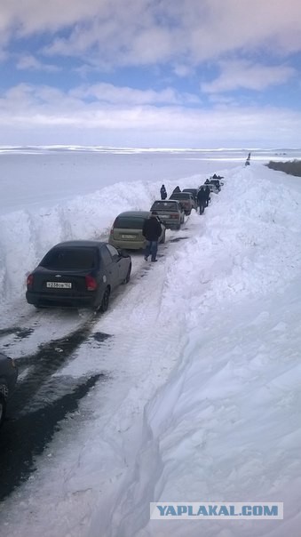 Буран на юге Башкирии