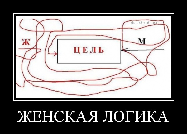 Ещё немного о женской логике...