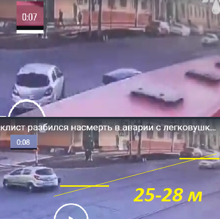 Мотоциклист разбился насмерть в аварии с легковушкой в Нижнем Новгороде