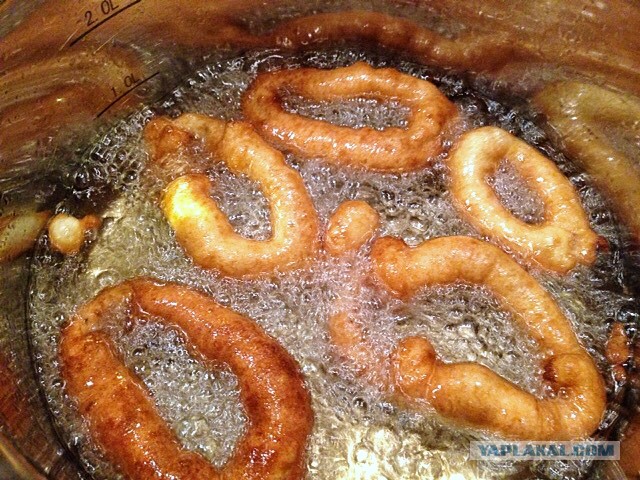 Кольца кальмара в пивном кляре:)