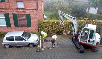Подключение газа к коттеджу в Германии