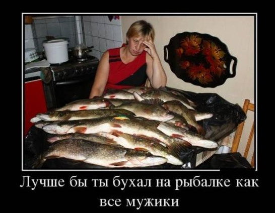 И кто хочет на рыбалку?