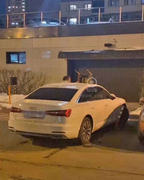 В Москве женщине скинули стул на лобовое стекло машины за то, что она загораживала проезд жильцам