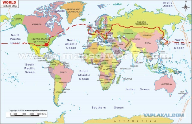 Путешествие американского байкера по России