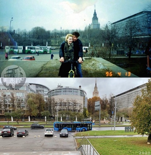 Фотосравнения. Москва 90-е и сейчас. Часть 2