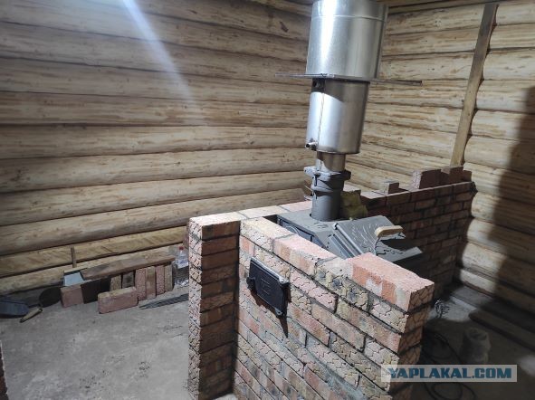 Достроил баню