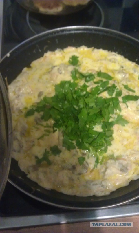 Эксперименты с рыбой и грибами... Тушим-парим