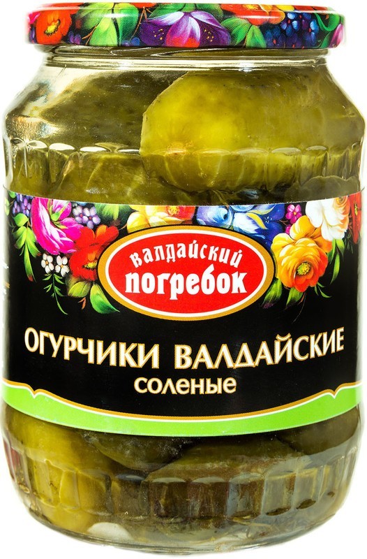 Соленые огурцы в супермаркетах