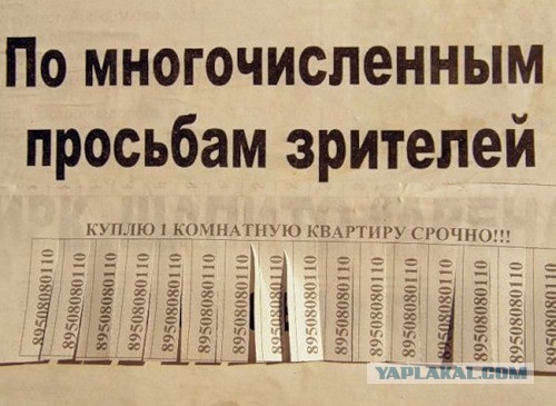 Надписи и объявления с просторов