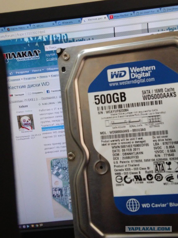 Жесткие диски WD