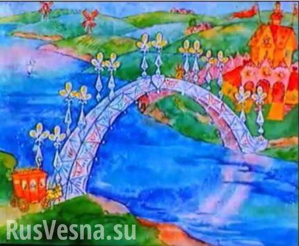 Новый мост в Киеве сломался из-за скакавших на нем людей