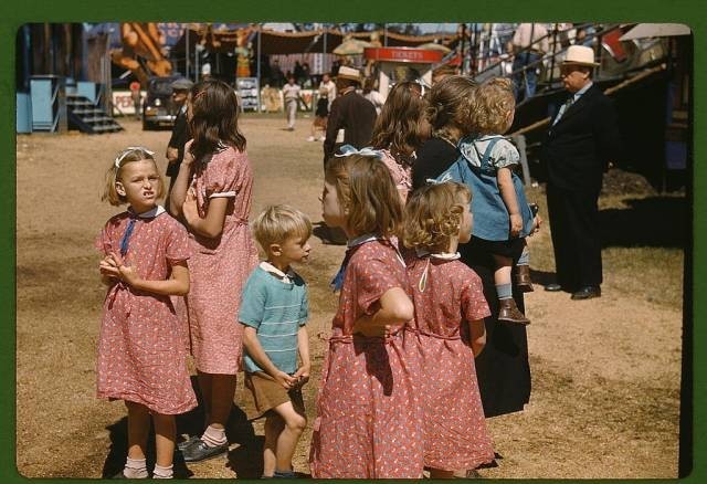 Цветные фотографии из Америки 1940-х