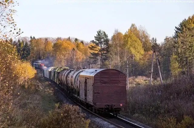 Осень на железной дороге