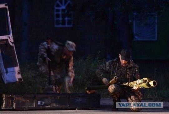 Возобновился обстрел Славянска