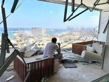 Снимки Бейрута со спутника Роскосмоса - до и после взрыва