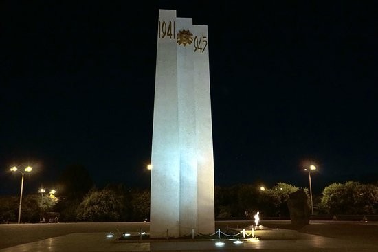 Аллея маршалов Победы в Комсомольске-на-Амуре