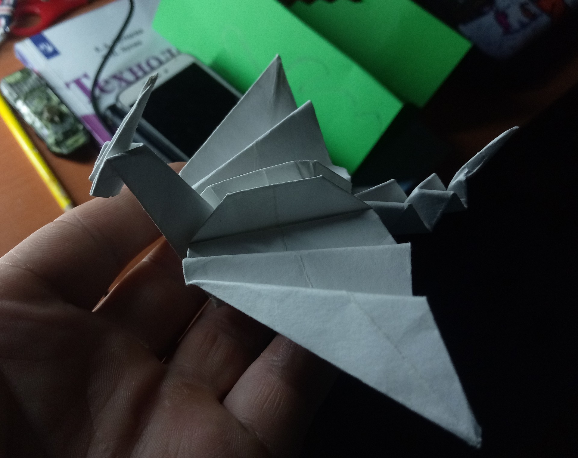 Оригами драконы из бумаги