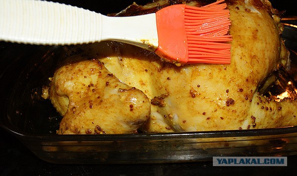 Курица с яблоками