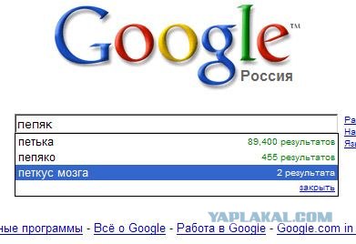 Приколы из Google