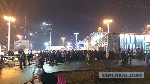 Давка на главном катке страны