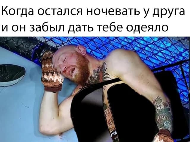 "Конор уснул". Нокаутированный Макгрегор стал мемом