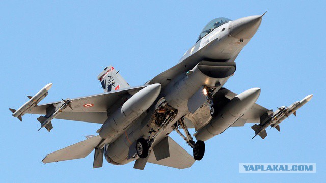 F-16 ВВС Турции сбит в Иракском Курдистане