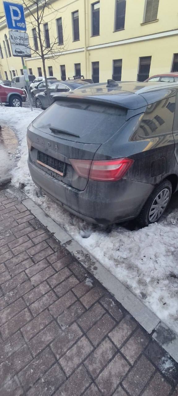Водители Петербурга начали массово снимать номера, чтобы не платить за парковку