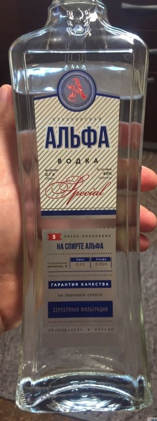 Опрос касаемо водки