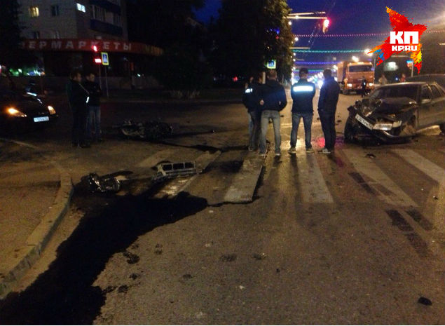 Смертельная авария с мотоциклистом в Уфе