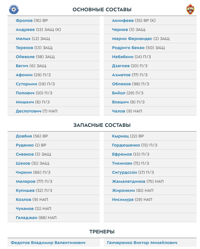 РПЛ 2018-2019(часть 3)