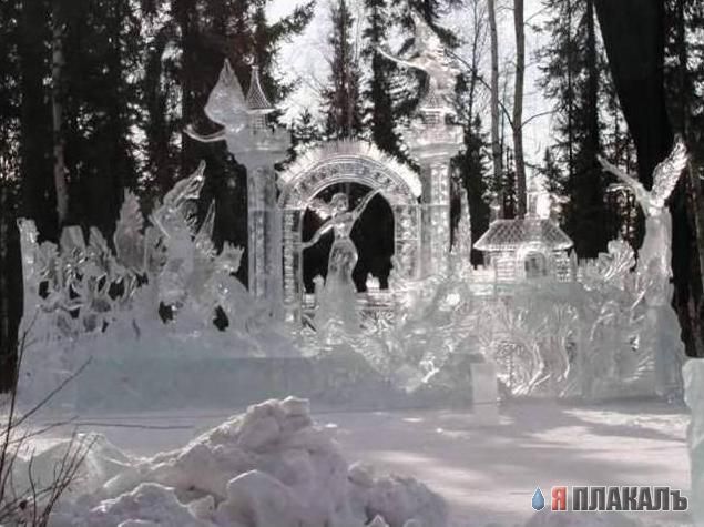 Ледяные скульптуры из Китая